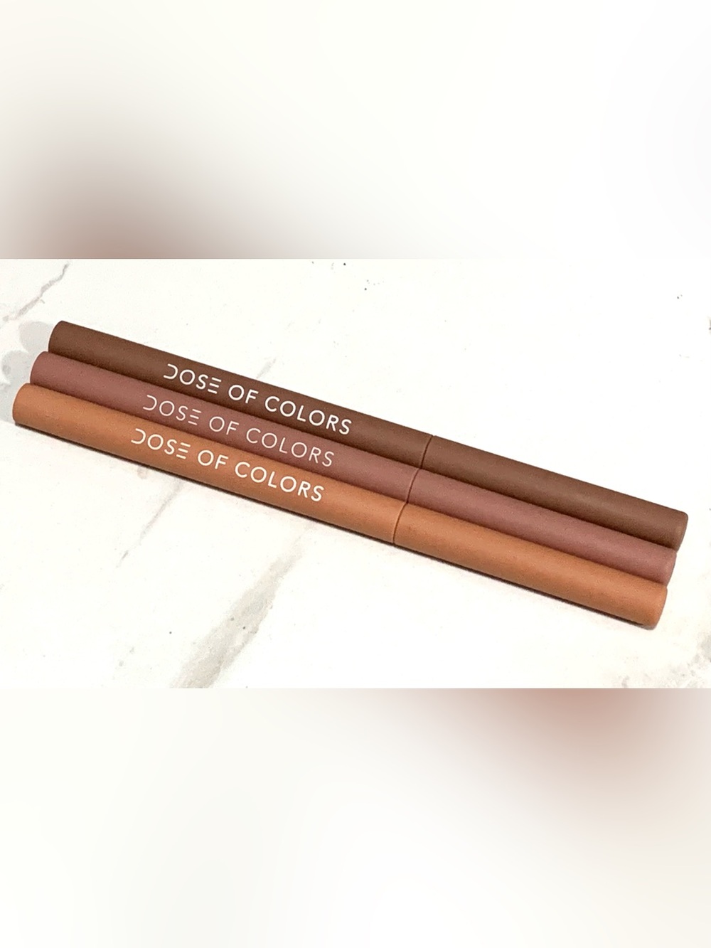 3X Dose Of Colors Creamy Lip Liner~ Cashew Later, Truffle, Catching Feelings